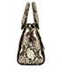 Burberry Mini Python Buckle Tote, side view